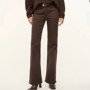 STAUD x Wrangler The Must Jean in Earth (warm rich brown) size 26